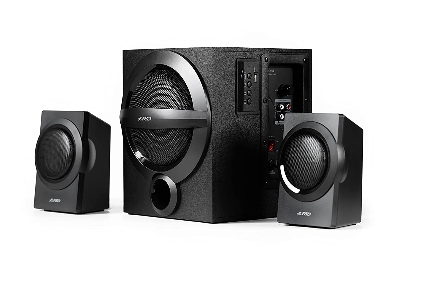 F&D 37 Watts A140X 2.1 Channel Multimedia Bluetooth Speakers ( Home Theatre)